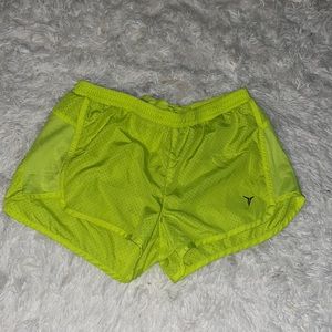 Old Navy Neon Yellow Running Shorts Size Small